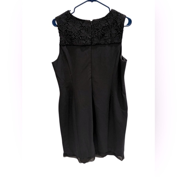 JESSICA LONDON TANK DRESS LACE SHOULDERS COCKTAIL SIZE 16 - Picture 2 of 3